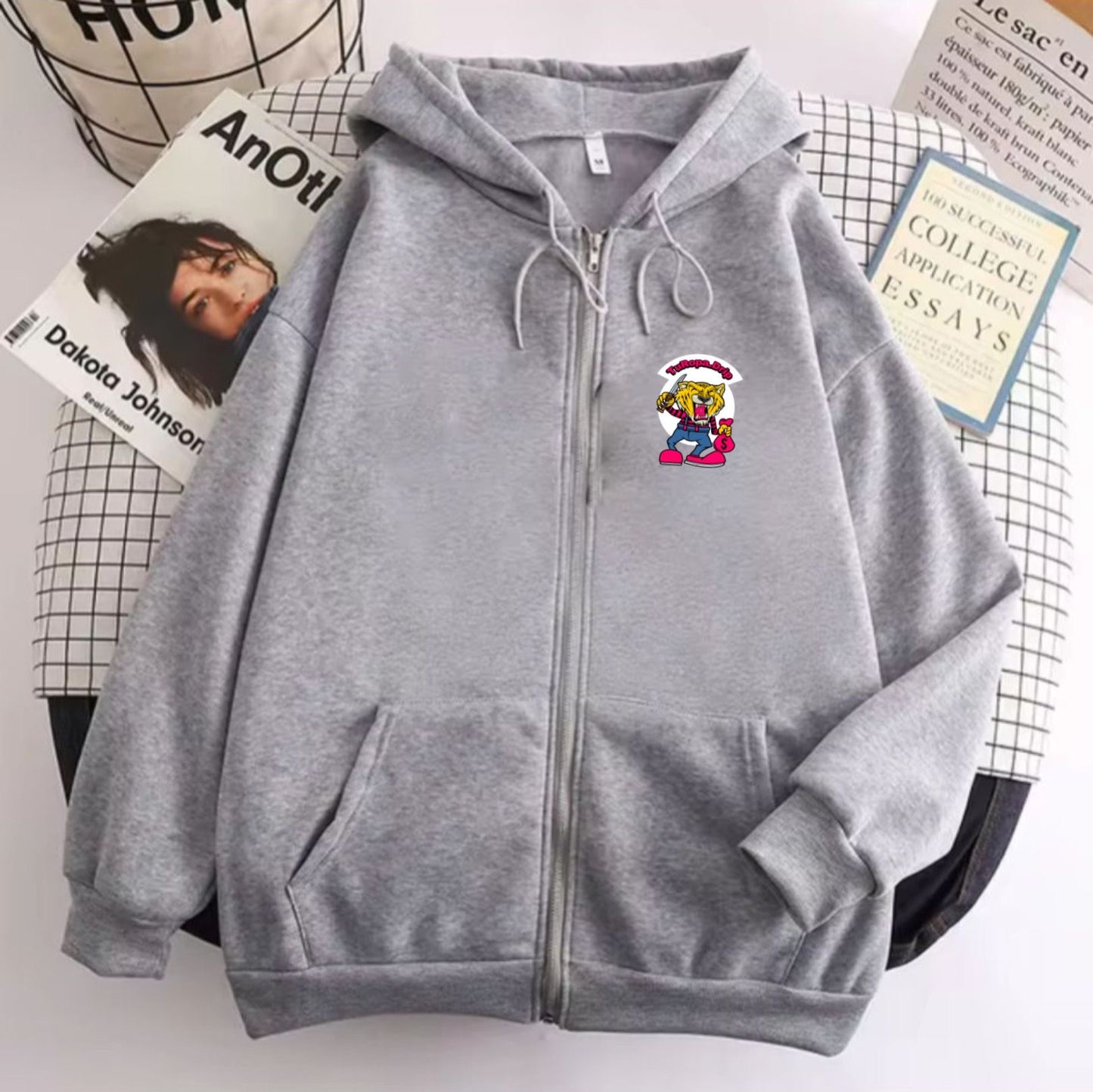 Sudadera con cremallera y capucha para hombre y mujer