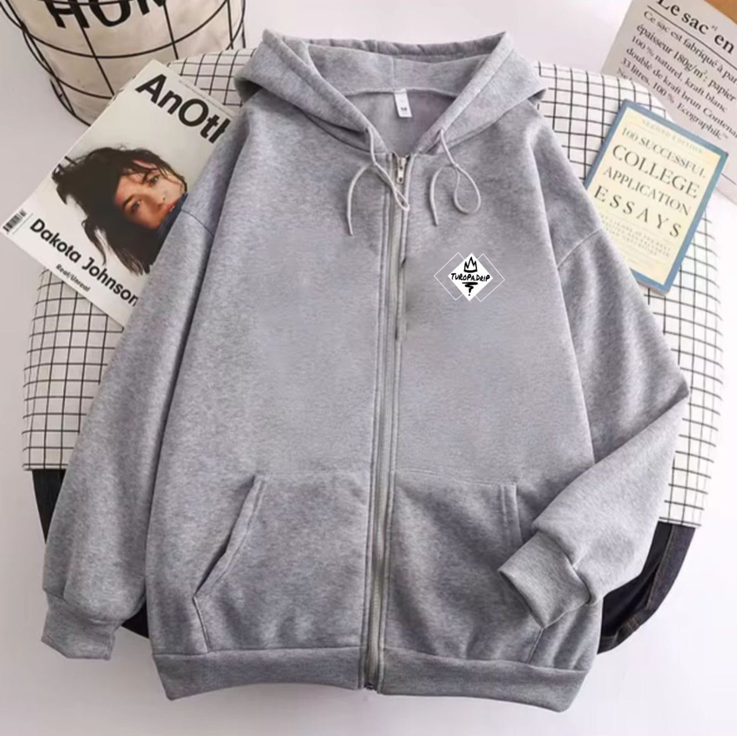 Sudadera con cremallera y capucha para hombre y mujer