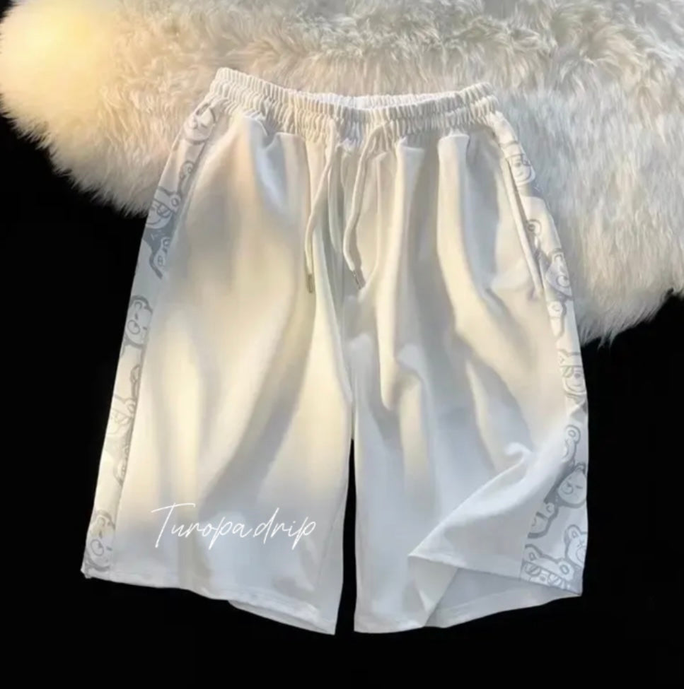 Pantalon corto de cintura alta para hombre