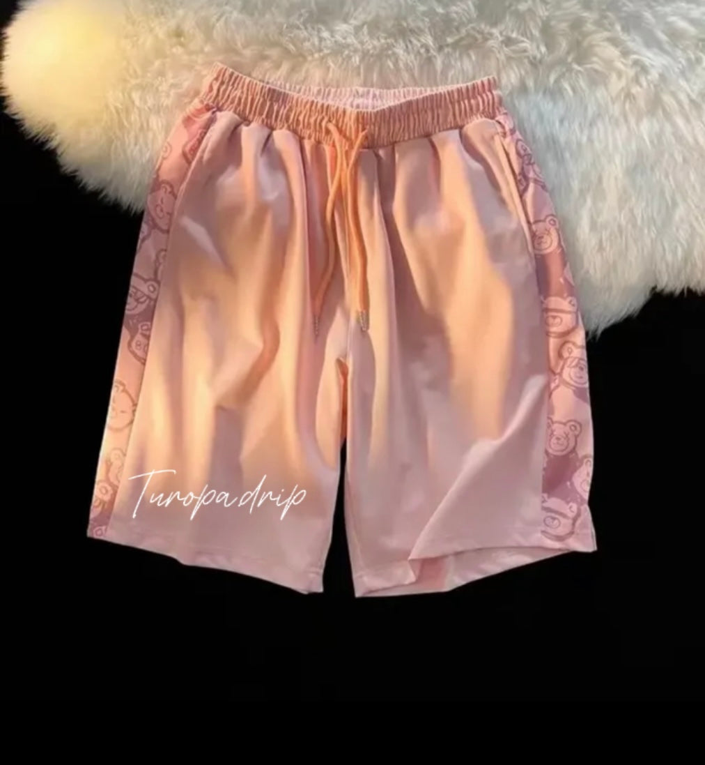 Pantalon corto  de cintura alta para hombre