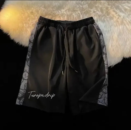 Pantalon corto  de cintura alta para hombre