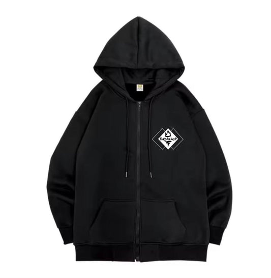 Sudadera con cremallera y capucha para hombre y mujer