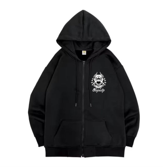 Sudadera con cremallera y capucha para hombre y mujer